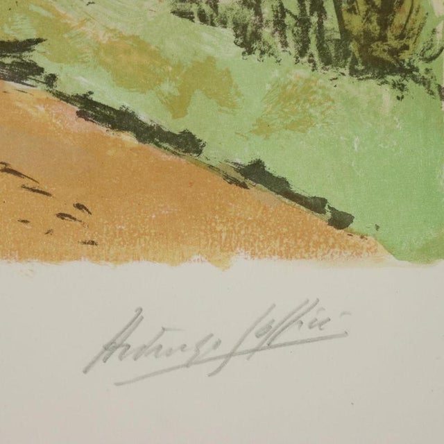 Ardengo Soffici, Landscape Composition, 1960s, Lithograph, Framed For Sale - Image 7 of 11