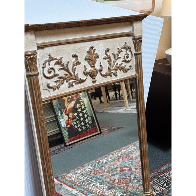 Mid 20th Century Neoclassical Mantle Mirror, Vintage For Sale - Image 5 of 12
