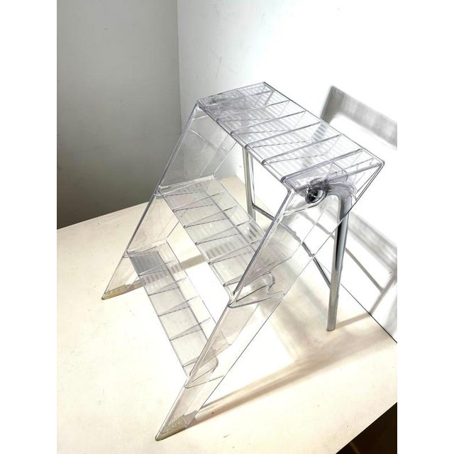 Transparent Ladder Stool from Kartell For Sale - Image 3 of 5