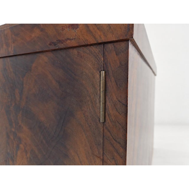 Swedish Grace Cabinet in Flamed Mahogany For Sale - Image 11 of 16