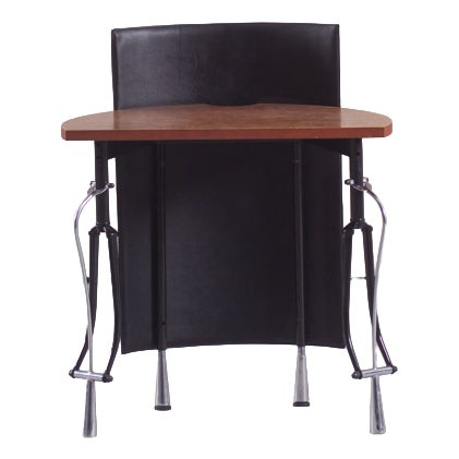 Small Vintage La Vuelta Desk by Perry King and Santiago Miranda for Akaba, Spain, 1980s For Sale