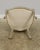 Pair French Painted Finish Medallion Back Armchairs For Sale - Image 12 of 13