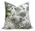 Dahlia Pillow Cover in Green, 22x22 Pillow For Sale