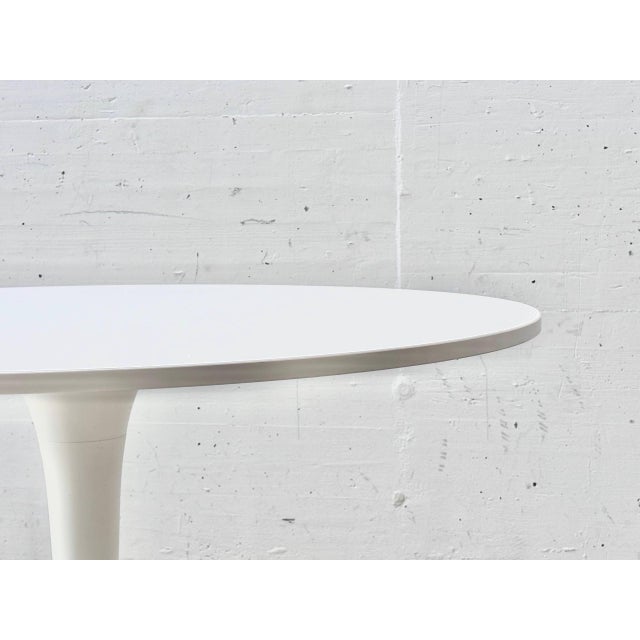 Ikea Round Docksta Tulip Table in White from Ikea, 2010s For Sale - Image 4 of 14