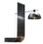 Equo 3.0 Floor Lamp in Aluminum with Travertine and Stainless Steel by D´ARK Atelier For Sale