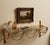 French Vintage Solid Brass Tassel Wall Shelf With Glass Top For Sale - Image 3 of 9