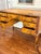 Antique Hand-Painted Chinoiserie Desk A beautiful piece with charm and character on every inch. Painted Asian scenes with...