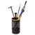 Special Edition Black and Yellow Cribbio Umbrella Stand attributed to Barbieri, Italy, 1980s For Sale - Image 11 of 11
