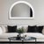 George Arched Mirror White For Sale - Image 9 of 9