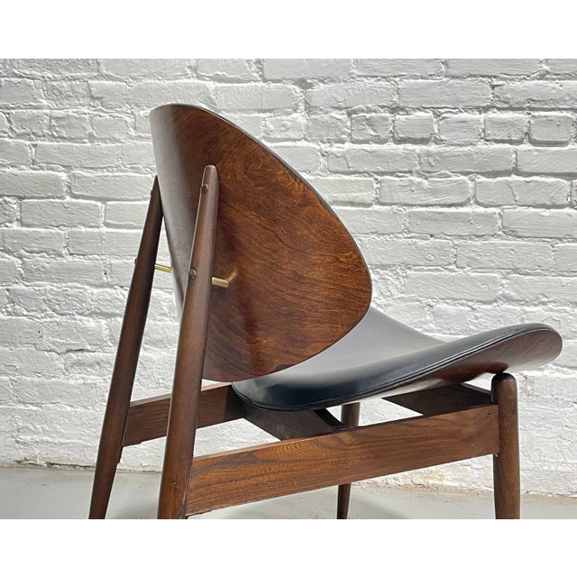 Wood Pair - Mid Century Modern Clam Shell Chairs by Kodawood, C. 1960's For Sale - Image 7 of 18