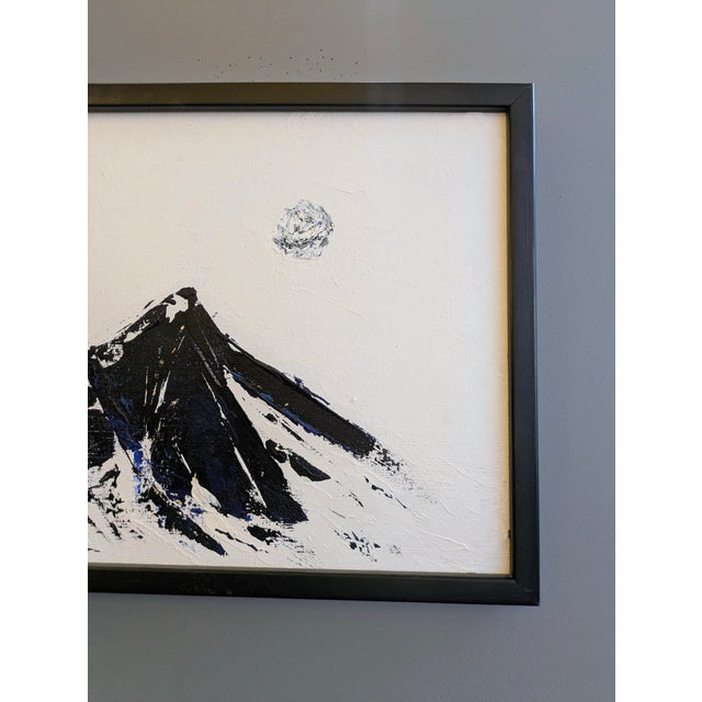 1990s Original Minimalist Landscape Painting: Signed Sutherland-Smith For Sale In Portland, OR - Image 6 of 7