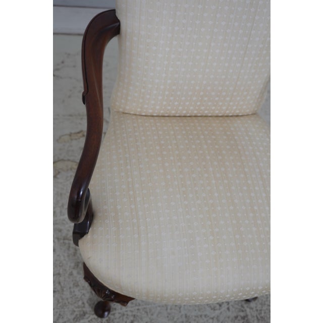 Pair of Southwood Mahogany Arm Chairs For Sale In Philadelphia - Image 6 of 18