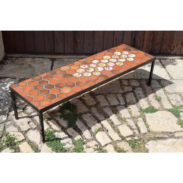 Ceramic Coffee Table from Roger Capron, 1950s For Sale - Image 10 of 10