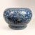 Blue Late 19th Century Large Blue and White Porcelain Hibachi For Sale - Image 8 of 8
