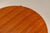 Brown Round Tripod Teak Coffee Table, Italy, 1960s For Sale - Image 8 of 10