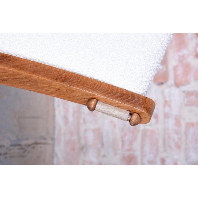 Textile Art Deco Czech Armchairs in Oak attributed to Krásná Jizba, 1930s, Set of 2 For Sale - Image 7 of 18