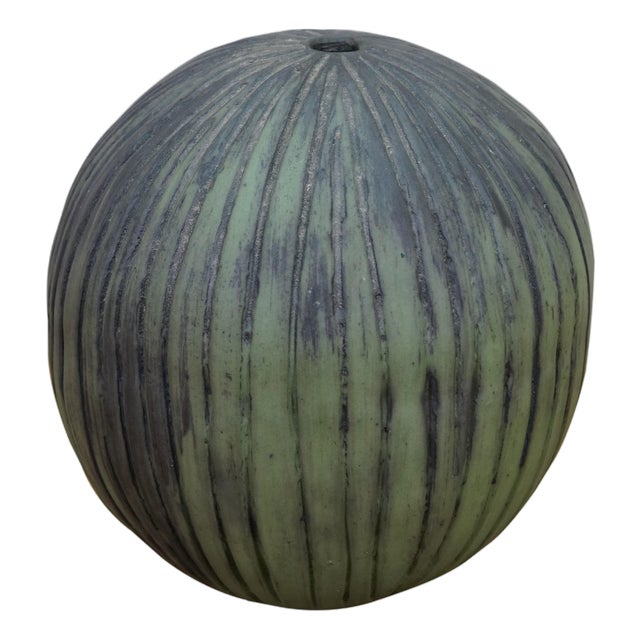 Yelyn Vivoni Modern Ceramic Bud Vase Orb 6" For Sale