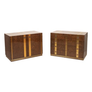 Cabinet and Chest of Drawers by Angelo Gaggioli for Gaggioli Roma, 1970s, Set of 2 For Sale