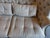 Restoration Hardware Deconstructed Linen Tufted Loveseat For Sale In Los Angeles - Image 6 of 9