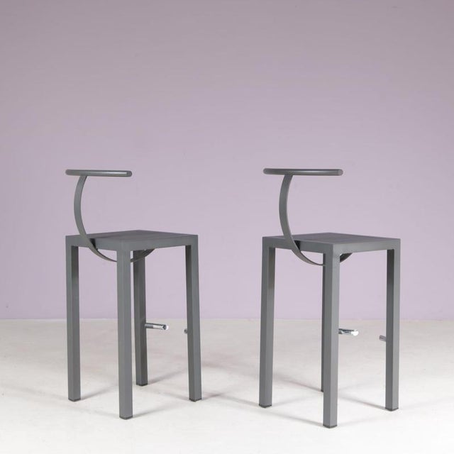 Sarapis Bar Stool by Philippe Starck for Driade, Italy, 1980s For Sale - Image 10 of 12