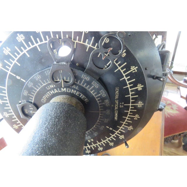 Universal Ophthalmometer Patented 1911 Brass Cast Iron Medical Optical For Sale In Miami - Image 6 of 13
