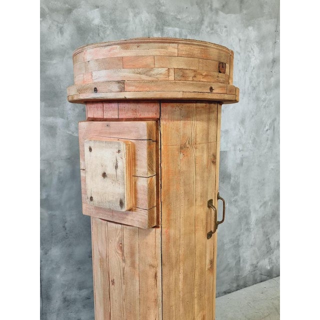 Vintage Industrial Drinks Cabinet in Pine, 1930s For Sale - Image 8 of 18
