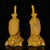Chinese Pair of Large Chinese Yellow Glazed Porcelain Turtle & Crane Candlesticks For Sale - Image 3 of 9