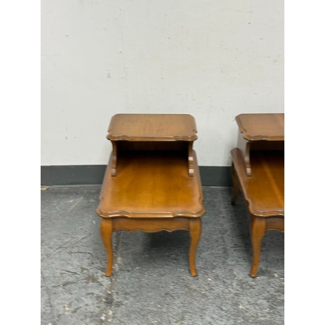 1970s Bassett Furniture Nightstands From Redlick-Newman Building, Pair For Sale - Image 10 of 12