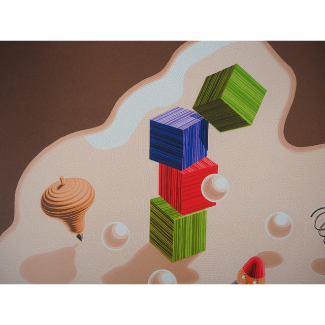 Kinetic Composition of Toys Lithograph by Victor Vasarely For Sale - Image 5 of 8
