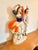 Antique Dancing Couple with Mask Mantel Figurines from Staffordshire, England, 1860, Set of 2 For Sale - Image 13 of 18