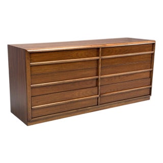 t.h. Robsjohn-Gibbings, American Modern, Walnut, Dresser, Usa 1960s For Sale
