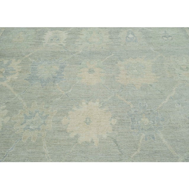 Turkish Oushak Rug 12'5" x 15'6" #18512 For Sale In Houston - Image 6 of 8