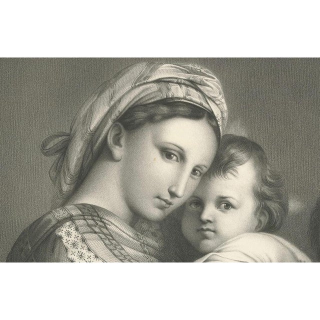 After Raphael, Madonna and Child, 1850, Print For Sale - Image 6 of 10