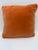 1970s Vintage 1970s Abstract Swirl Needlepoint Pillow With Burnt Orange Velvet Back For Sale - Image 5 of 5
