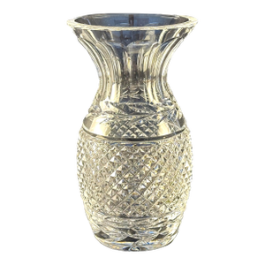 Waterford Glandore Crystal Vase 7" – Flared Neck Irish Cut Crystal (1976)