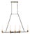 8 Light Gas Replica Chandelier by Lowcountry Originals For Sale
