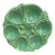 Mid-Century Majolica Green Oyster Plate Vallauris For Sale