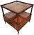 Vintage American Mahogany Double Door Two Tier Sofa End Table Cabinet For Sale - Image 4 of 14