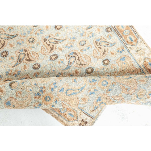 Doris Leslie Blau Antique Tabriz Allover Sand Runner - c. 1920 (Fragment) For Sale In New York - Image 6 of 7