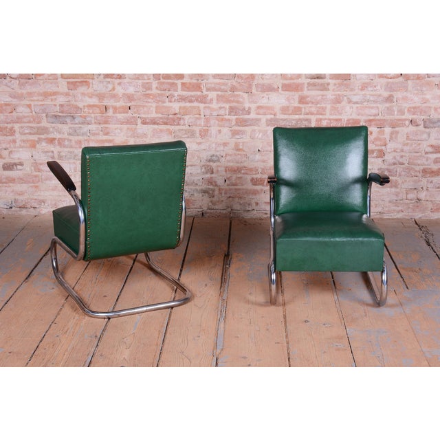 Bauhaus Armchairs in Beech and Chrome from Mauser, Germany, 1930s, Set of 2 For Sale - Image 6 of 18