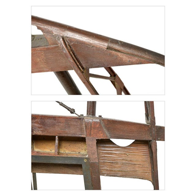 Wood Metal & Wood Airplane Wing Frame For Sale - Image 7 of 9