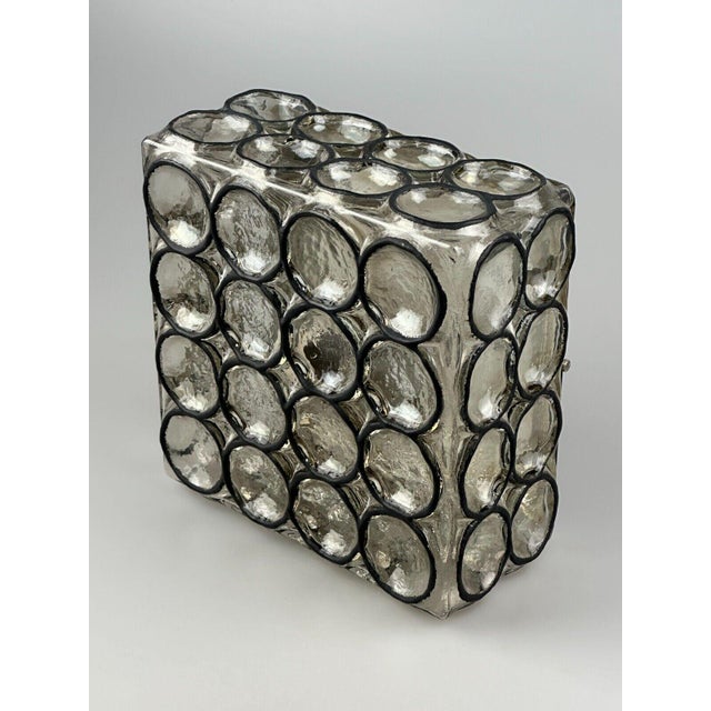 Ceiling Lamp in Glass & Metal from Glashütte Limburg, 1970s For Sale - Image 14 of 18