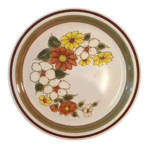 70's Country Mist Stoneware Serving Platter