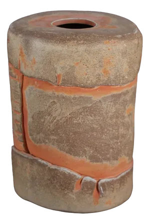 Danish Sculptural Ceramic Vase by Richard Manz, 1990s