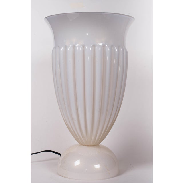 Mid 20th Century Barovier and Toso Table Top Torchiere Lamp Chairish