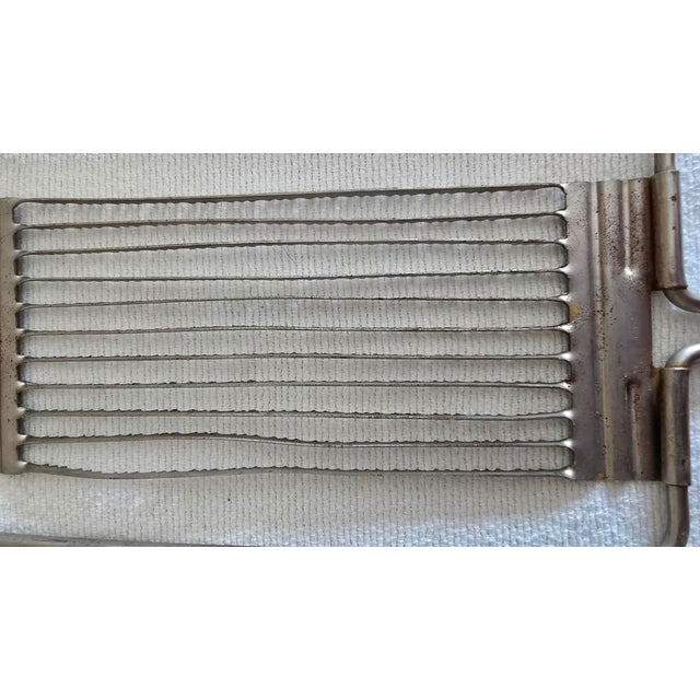 Vintage Metal Tomato Egg Slicer Kitchen Gadget Tool For Sale - Image 4 of 6