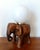 Vintage Elephant and Opaline Table Lamp, 1940s For Sale - Image 6 of 13