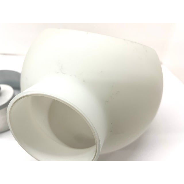 1960s Robert Sonneman Vintage Mid Century Modern Crescent Chrome and Glass 3-Way Table Lamp For Sale - Image 14 of 18