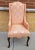 Peach 20th C High Back Wingback Chair With Peach Chinoiserie Upholstery For Sale - Image 8 of 8