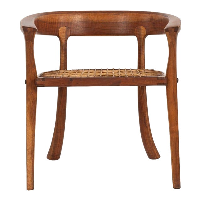 Arthur Carpenter Espenet Curved Back Arm Chair 1980c. For Sale